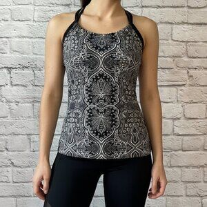 Yoga Tank Top Racer Back Bandana Style | Women's Size Small
